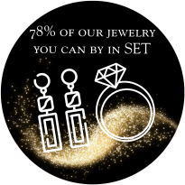 78% of our jewelry you can buy in set